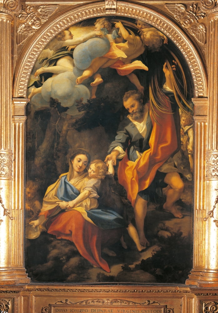 Madonna Della Scodella (Rest During The Flight To Egypt) Canvas Art -  (18 x 24)