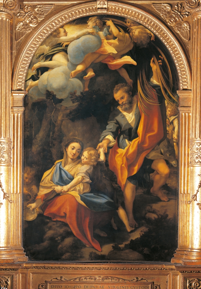 Madonna Della Scodella (Rest During The Flight To Egypt) Canvas Art - (24 x 36)