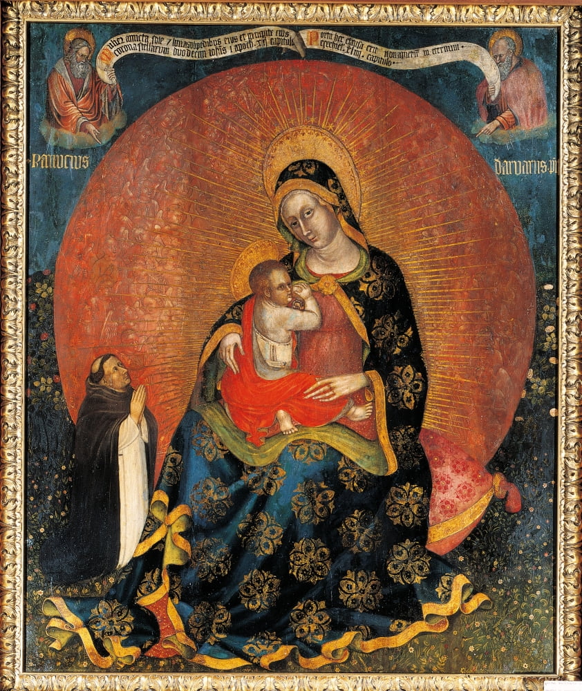 Madonna Of Humility Canvas Art - (24 x 36)