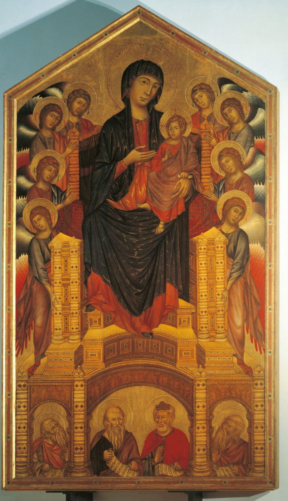 Madonna Of The Holy Trinity Canvas Art -  (18 x 24)