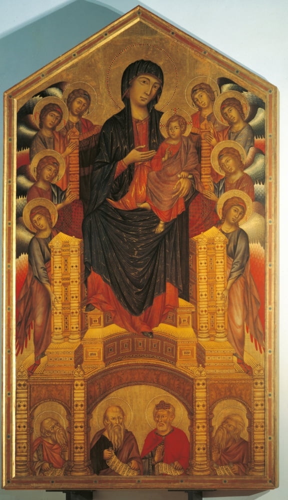 Madonna Of The Holy Trinity Canvas Art - (24 x 36)