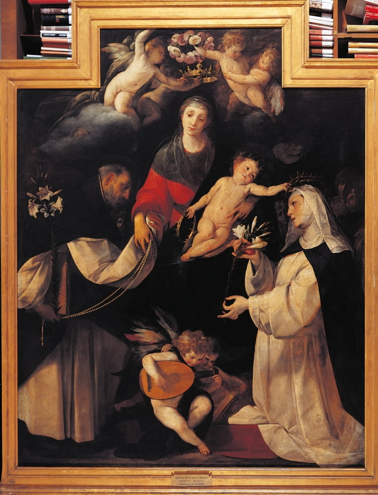 Madonna Of The Rosary Canvas Art - (24 x 36)