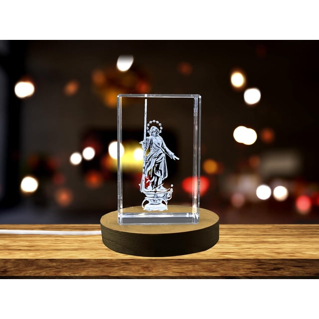 Madonna Statue Sculptural Unique 3D Engraved Crystal Gift - Walmart ...
