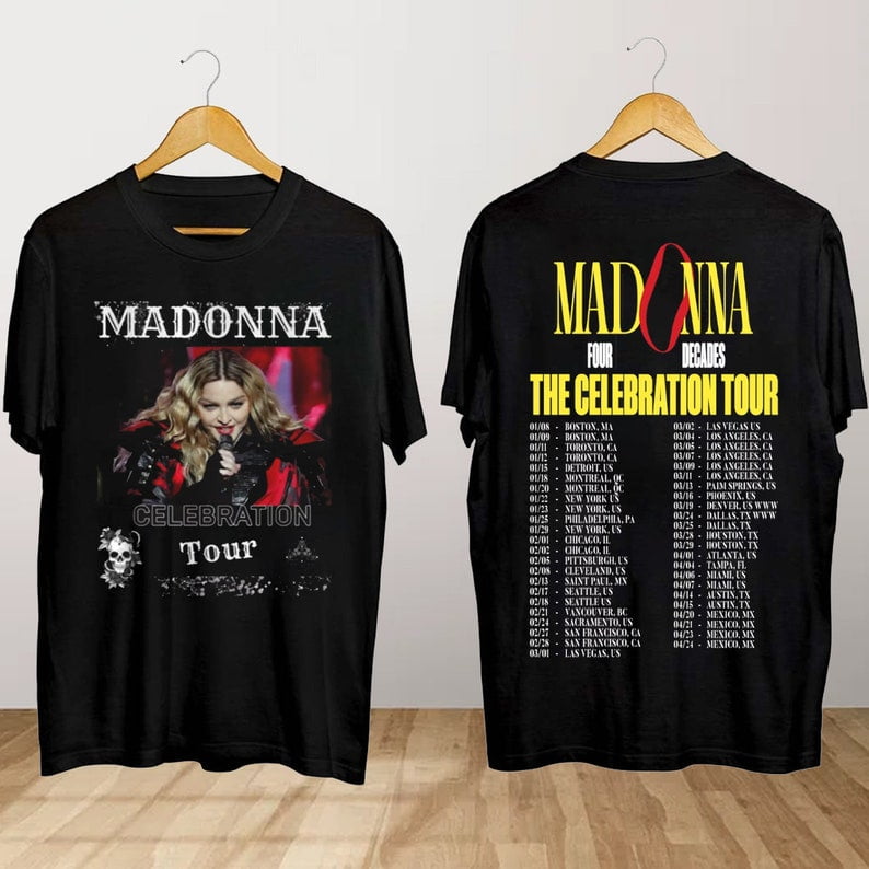 Madonna The Celebration Tour 2024 TShirt, Madonna Concert Shirt, The