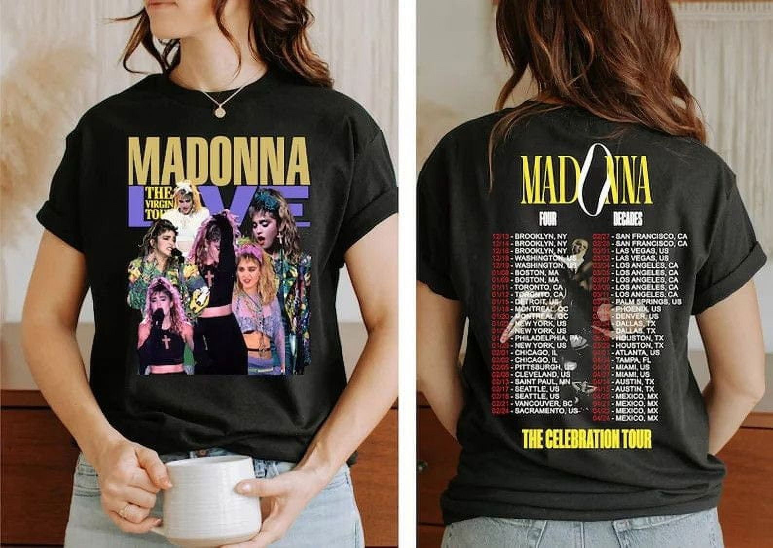 Madonna The Celebration Tour Four Decades Music Tour 2024 TwoSided