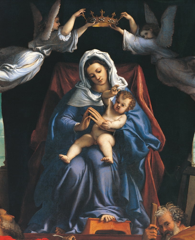 Madonna With Child And Saints Stephen Canvas Art - (24 x 36)