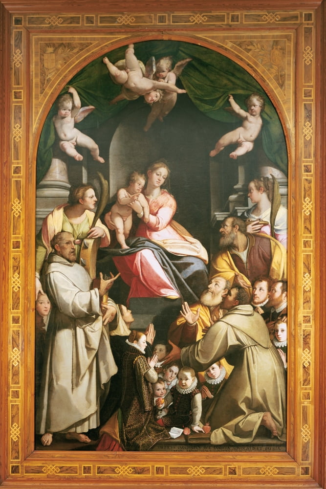 Madonna With Child Canvas Art - (18 x 24)