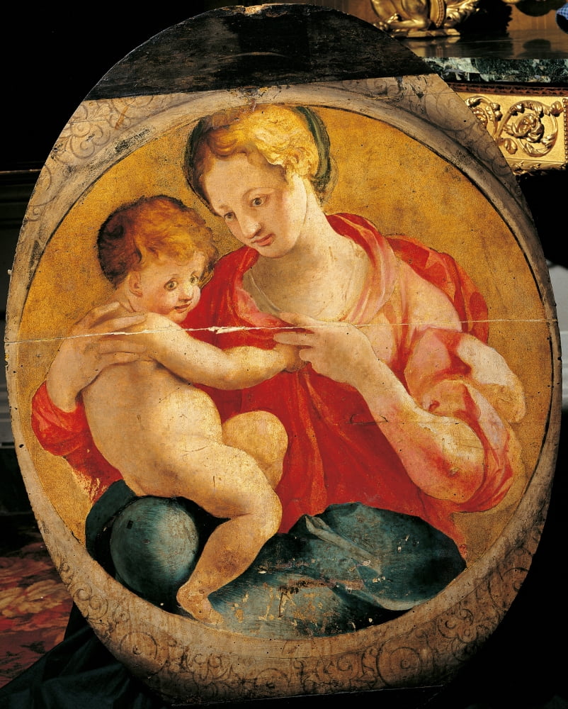 Madonna With Child Canvas Art - (24 x 36)