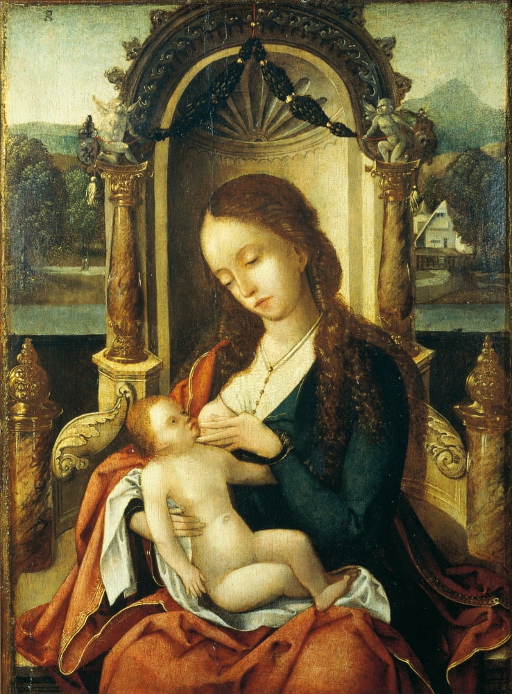 Madonna With Child Canvas Art -  (24 x 36)
