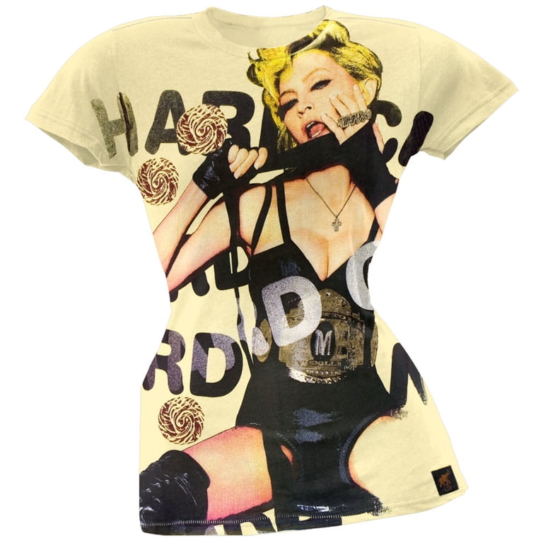 新品　MADONNA　マドンナ　HARD CANDY　非売品 Tシャツ　Lサイズ Madonna Hard Candy Graphic Tee, Women's Juniors Short Sleeve T