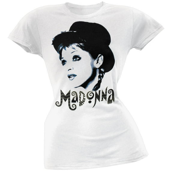 Madonna Women's Juniors Mime Short Sleeve T Shirt