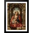 thumbnail image 1 of Madonna and Child 28x40 Large Black Wood Framed Print Art by Jan Gossaert Mabuse, 1 of 2