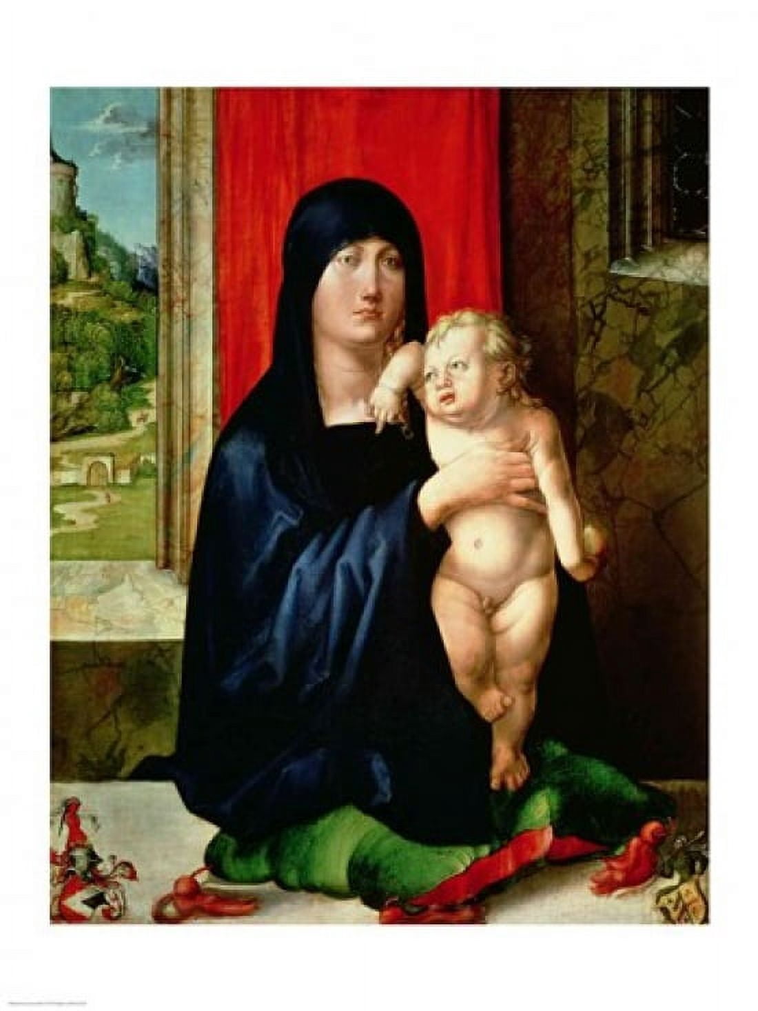 Madonna and Child Canvas Art - Albrecht Durer (18 x 24)