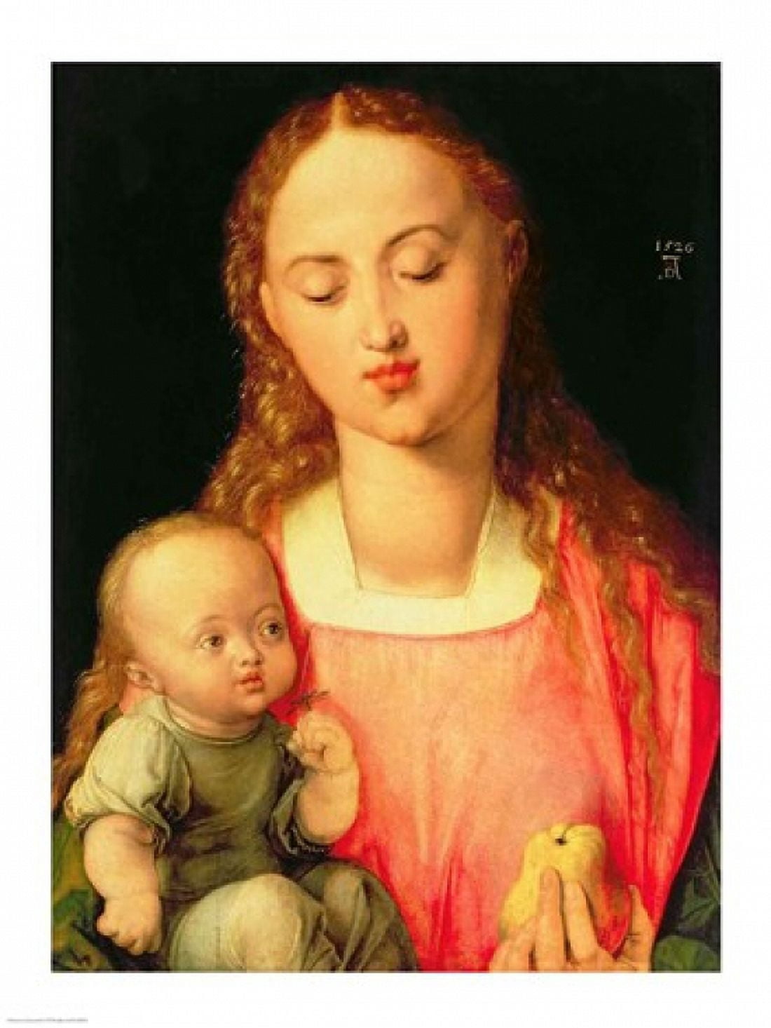 Madonna and Child Canvas Art - Albrecht Durer (18 x 24)