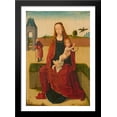 thumbnail image 1 of Madonna and Child on a grass bench 28x40 Large Black Wood Framed Print Art by Dirk Bouts, 1 of 2