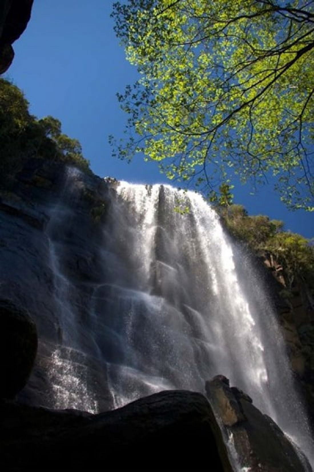Madonna and Child waterfall Hogsback South Africa Canvas Art - Micah Wright DanitaDelimont (11 x 17)