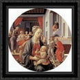 thumbnail image 1 of Madonna and Child with Stories from the Life of the Virgin 20x20 Black Ornate Wood Framed Canvas Art by Lippi, Filippino, 1 of 2