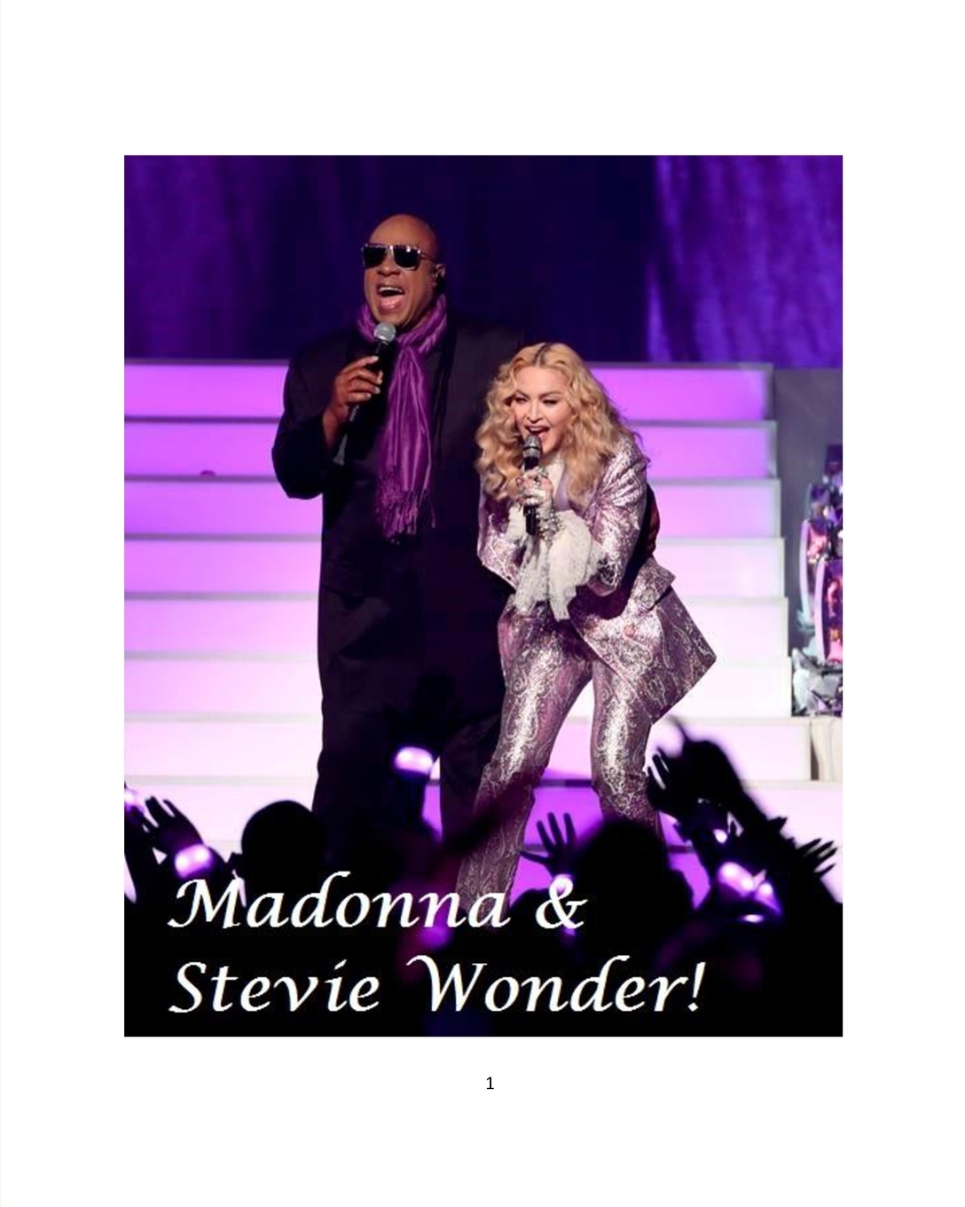 Madonna and Stevie Wonder! - image 1 of 1
