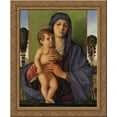 thumbnail image 1 of Madonna degli Alberetti 20x23 Gold Ornate Wood Framed Canvas Art by Bellini, Giovanni, 1 of 2