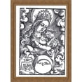 thumbnail image 1 of Madonna nursing 28x38 Large Gold Ornate Wood Framed Canvas Art by Hans Baldung, 1 of 2
