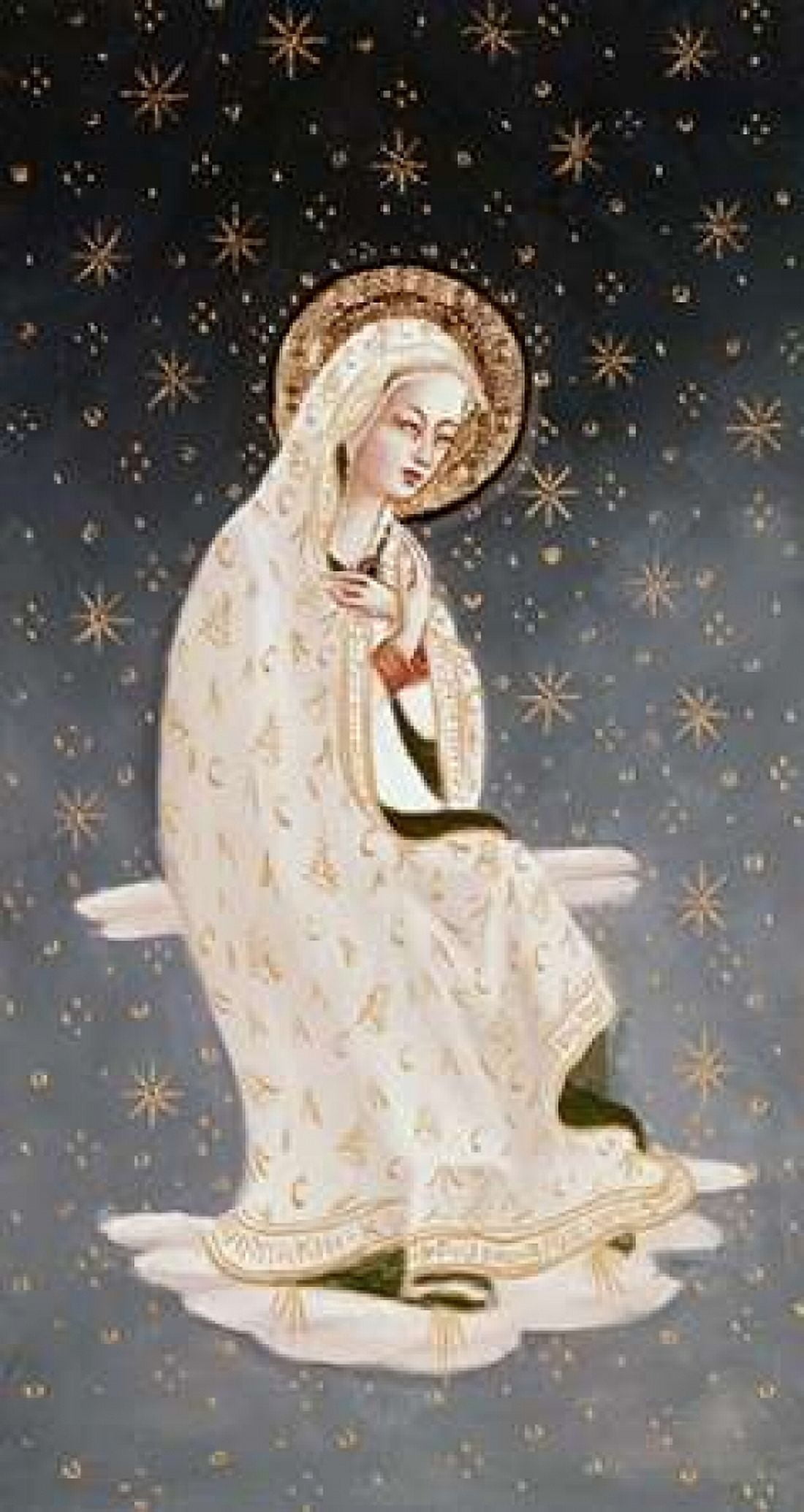 Madonna of The Peace Canvas Art - Fra Angelico (12 x 18)