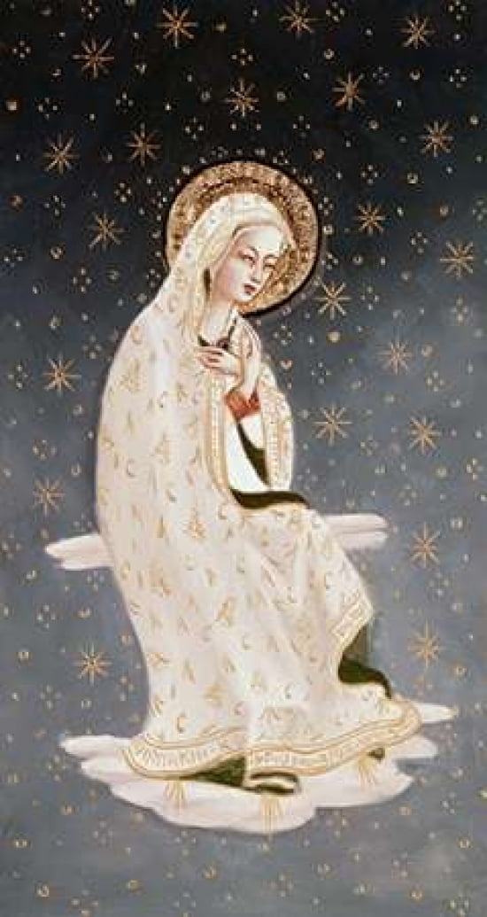 Madonna of The Peace Canvas Art - Fra Angelico (24 x 36)