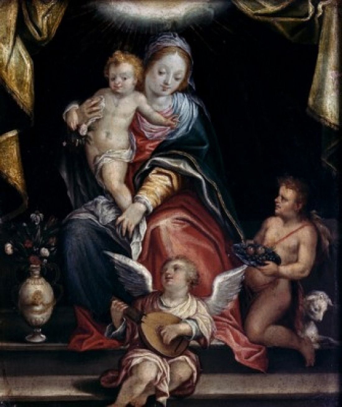 Madonna unknown artist 16th Century Canvas Art - (24 x 36)