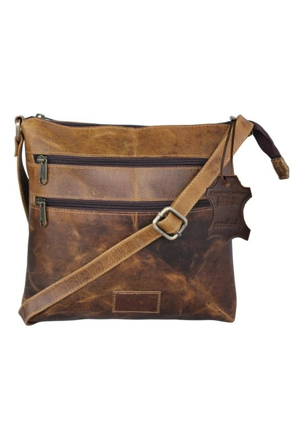 , Leather Crossbody Bag For Women Brown Shoulder Handmade Classic Purse Girls Side Sling