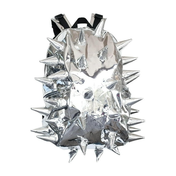 Madpax Spike Thunderchrome Silver Premium 15" Laptop Backpack for Men & Women, Durable Lightweight Stylish Carry On Unisex Fun Casual Travel Commuter Bag