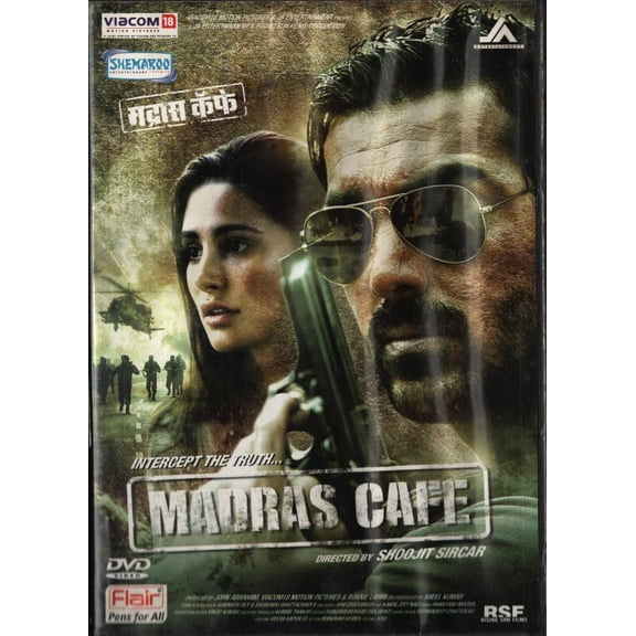 Madras Caf Hindi Movie DVD Stg: John Abraham, Nargis Fakhri, Raashii Khanna, Siddharth Basu, Prakash Belawadi