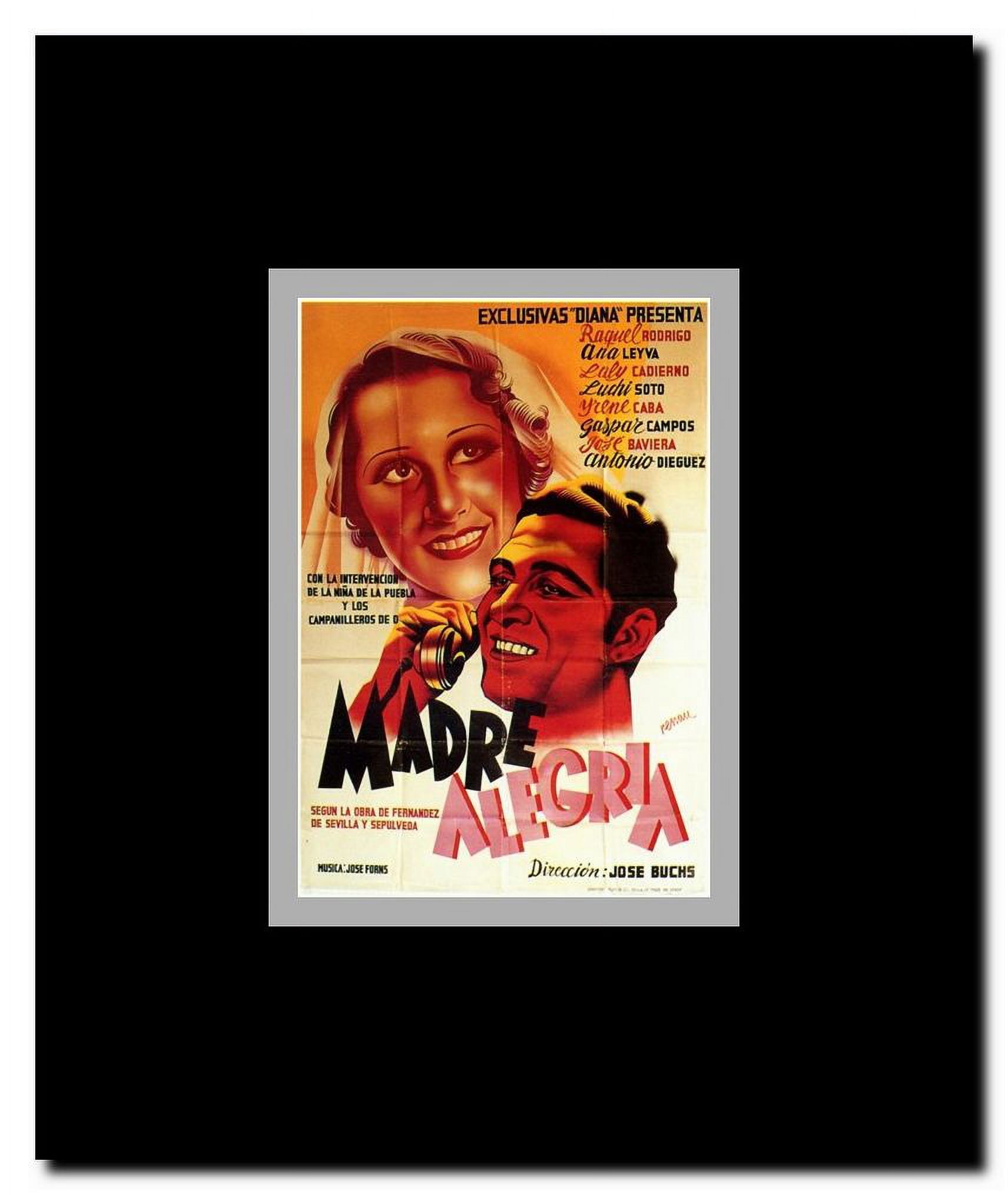 Madre Alegria Framed Movie Poster