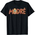 thumbnail image 1 of Madre Our Lady Guadalupe Hispanic Mother Mom Latinx T-ShirtMen and women, Black T-shirt, size: Extra large, 1 of 4