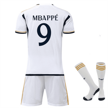 Madrid 23/24 Authentic #9 Mbappe Home Jersey