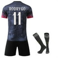thumbnail image 1 of Madrid 24/25 Dragon Pattern Authentic #11 Rodrygo Home Jersey Kit, 1 of 2