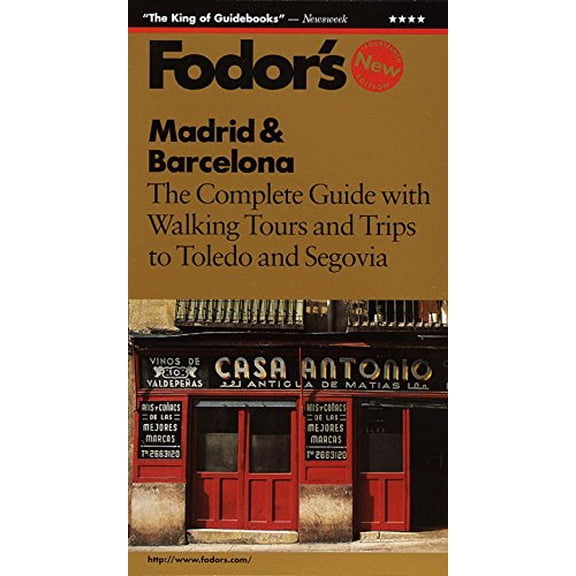 Pre-Owned Madrid & Barcelona: The Complete Guide with Walking Tours and Trips to Toledo and Segovia (Paperback) 0679032479 9780679032472