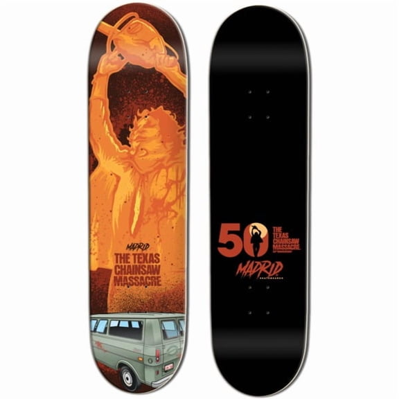 Madrid Skateboards Texas Chainsaw Massacre Sunburn Skateboard Deck - 8.25" x 32.5" (Deck Only)