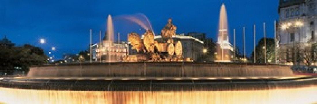 Madrid Spain Canvas Art - Panoramic Images (18 x 6)