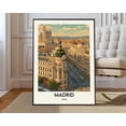 thumbnail image 1 of Madrid Spain City Poster, Unframed Paper Poster 16x20in, 1 of 4