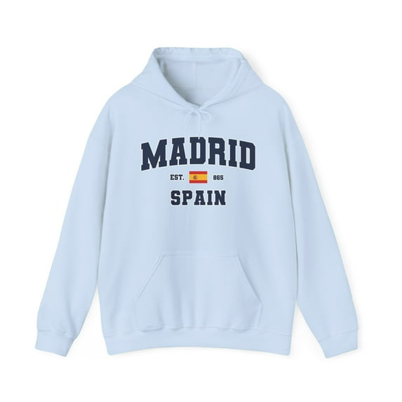 Madrid Spain Moving Trip Vacation Hoodie Gifts Hooded Sweatshirt