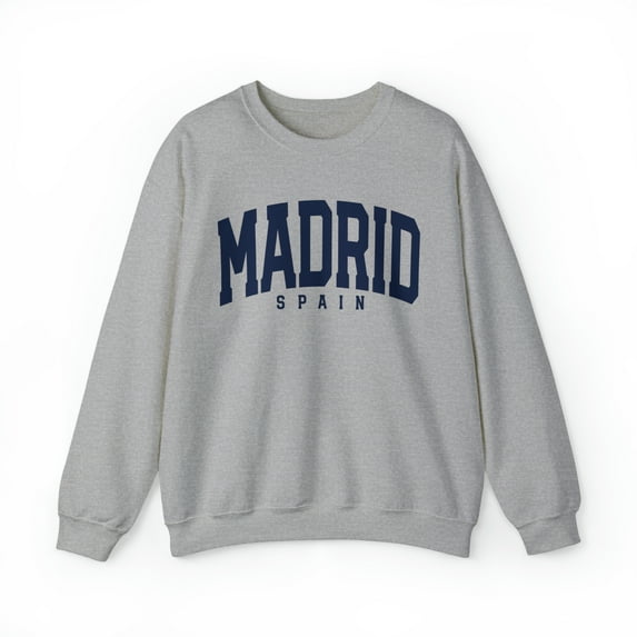 Madrid Spain Sweatshirt, Gifts, Crewneck