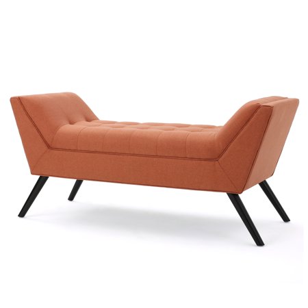 Madrid Tufted Fabric Ottoman Bench