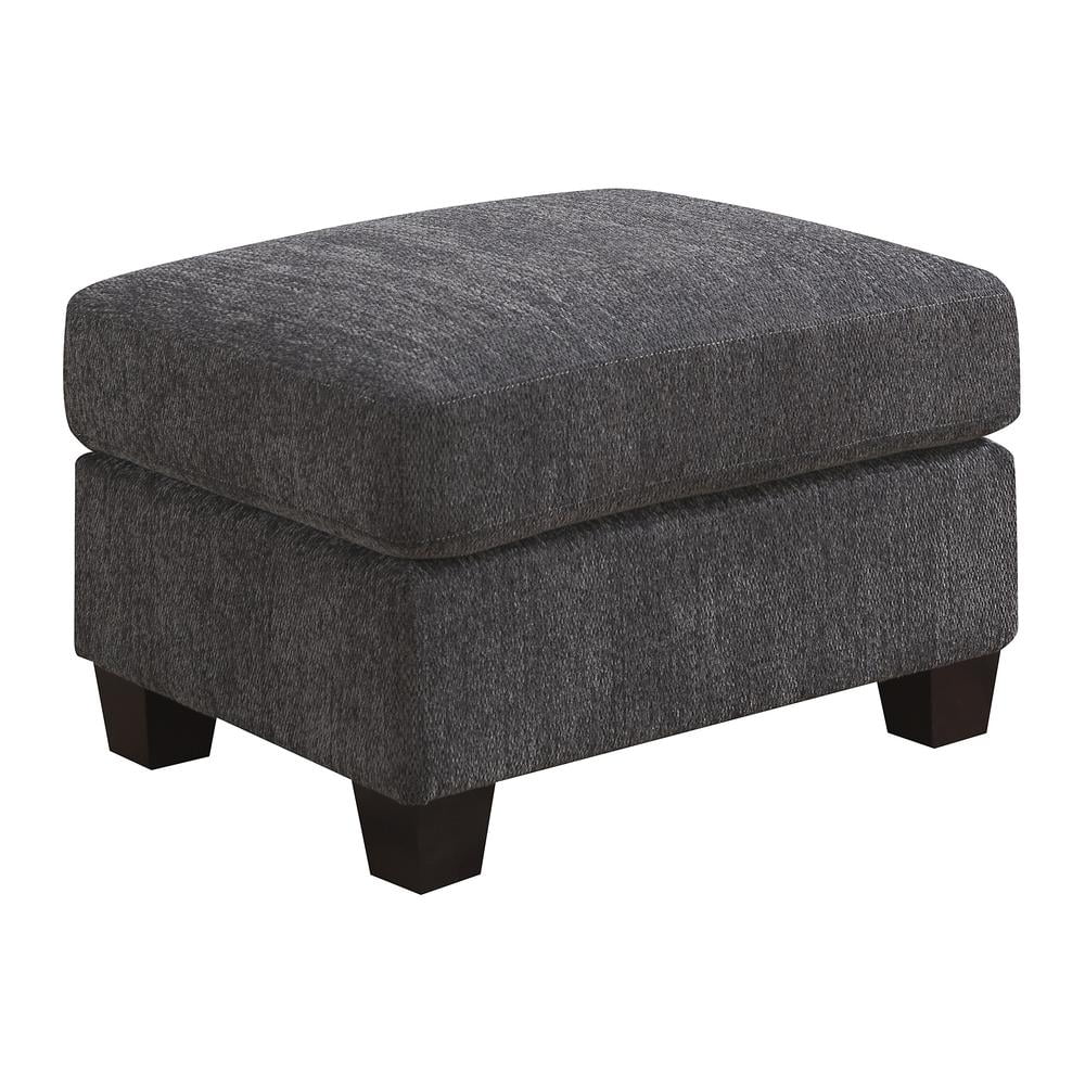 Madrona Burke Ottoman with Fixed Cushion And Block Feet