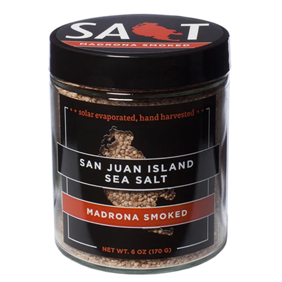 Madrona Smoked San Juan Island Sea Salt (6 oz Jar)