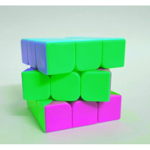 Madurai Products Magic Speed Cube 3x3x3, Smooth and High Stability Puzzles Multi Colour -Single Piece