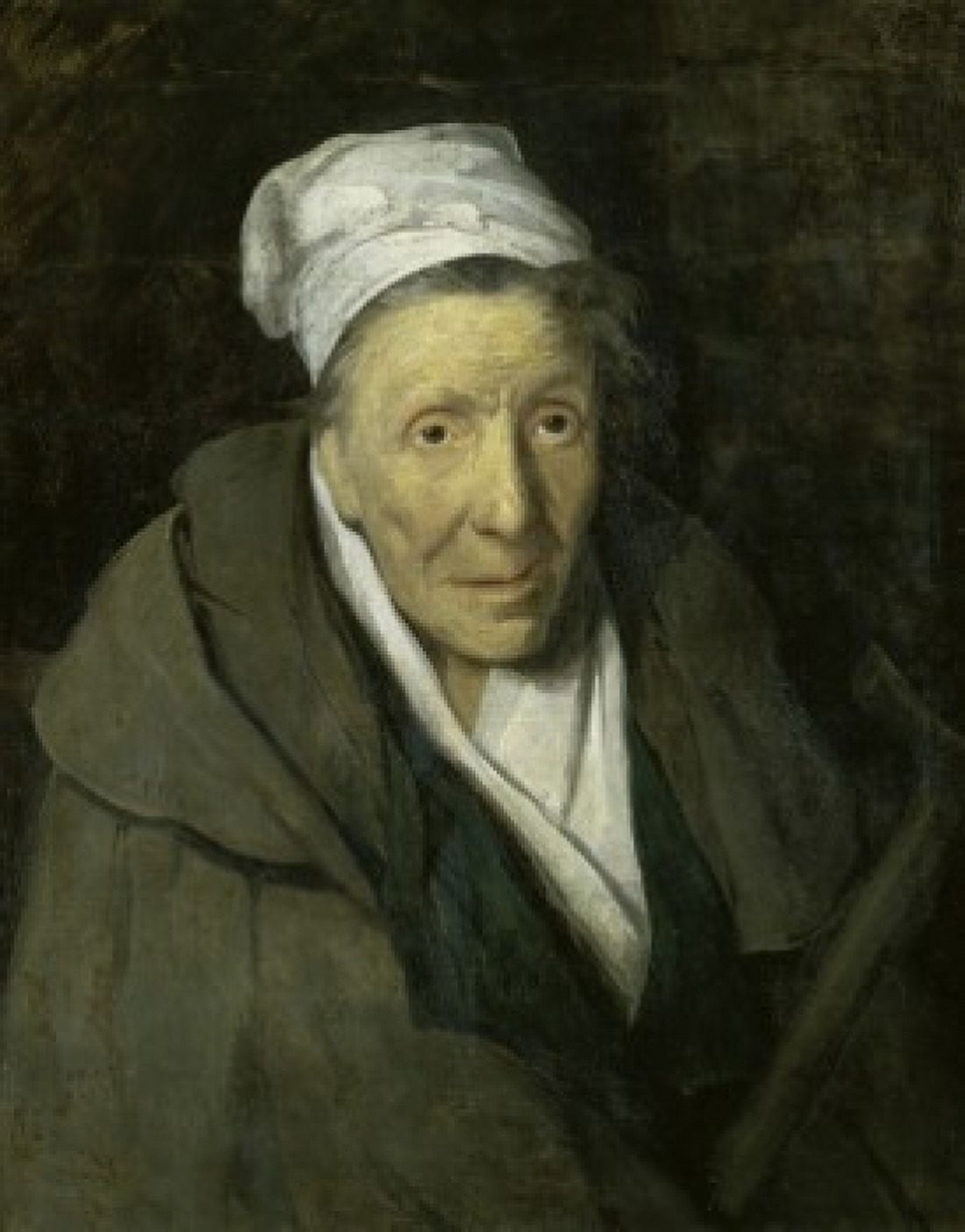 The Madwoman (La Folle) c 1821 Jean Louis Andre Theodore Gericault (1791-1824 French) Musee des Beaux-Arts Lyons France Canvas Art - Jean Louis Andre Thodore Gericault (24 x 36)