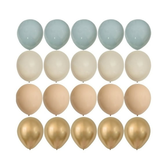 Mae 10inch Retro Balloon Set Vintage Blue Series Balloons for Wedding Happy Birthday Party Decoration DIY Gifts Supplies