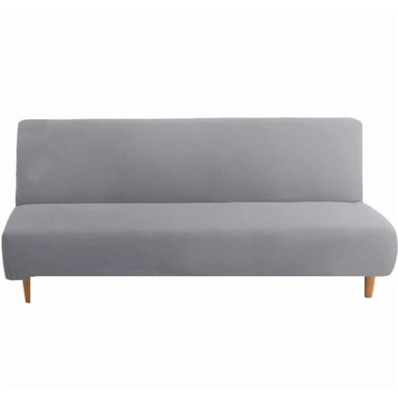 Mae Armless Futon Sofa Cover Spandex Non-Slip Furniture Protector Removable Washable Folding Sofa Bed Cover