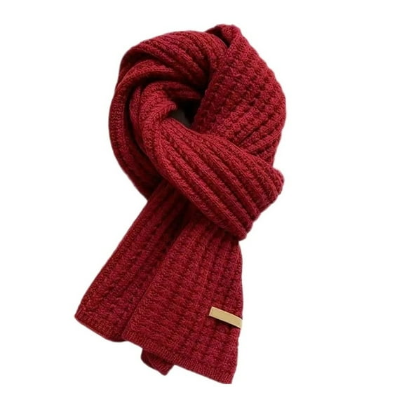 Mae Fashion Winter Scarf Women Thicken Warm Plaid Wraps Scarf Female