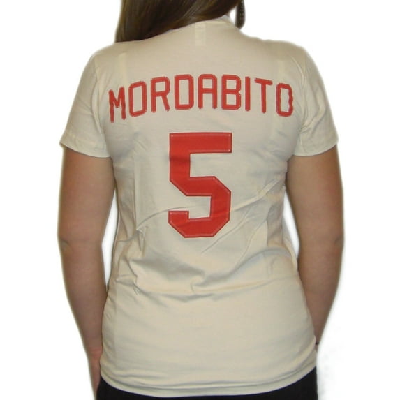 Mae Mordabito Rockford Peaches Jersey T-Shirt Costume A League Their Own