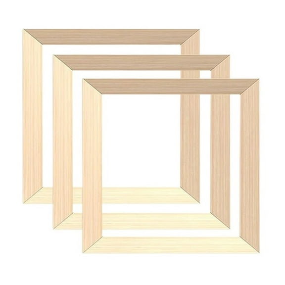 Mae Natural Wood Pictures Frame Wall Canvas Frame Diamond Painting Picture and Poster Wall Frame Pine Home Wall Decor